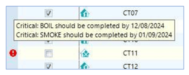 Validate compliance error